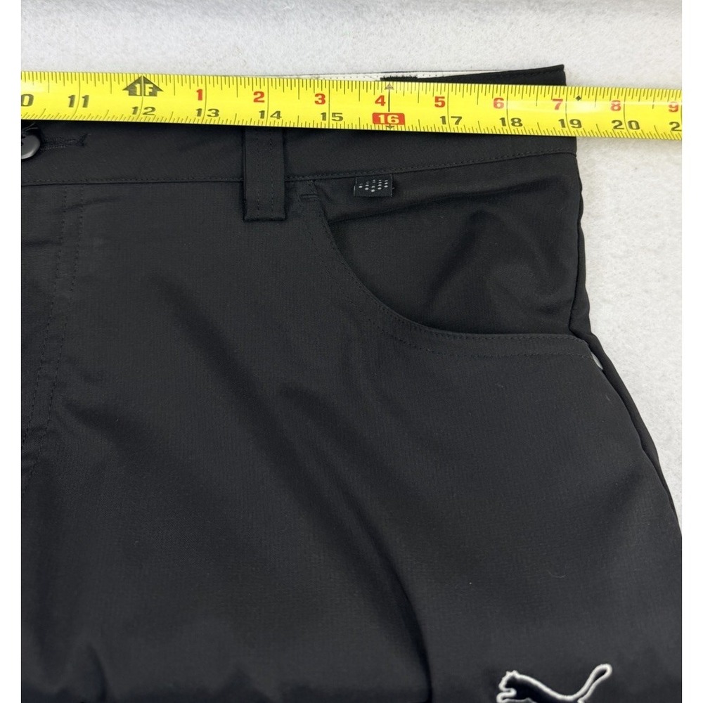 PUMA Men's Tech 6 pocket Golf Black Flat Front Pants, 36x34, Style 565522 - Picture 5 of 9